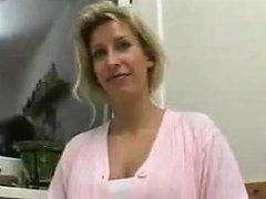 Sexy MILF Strips And Plays